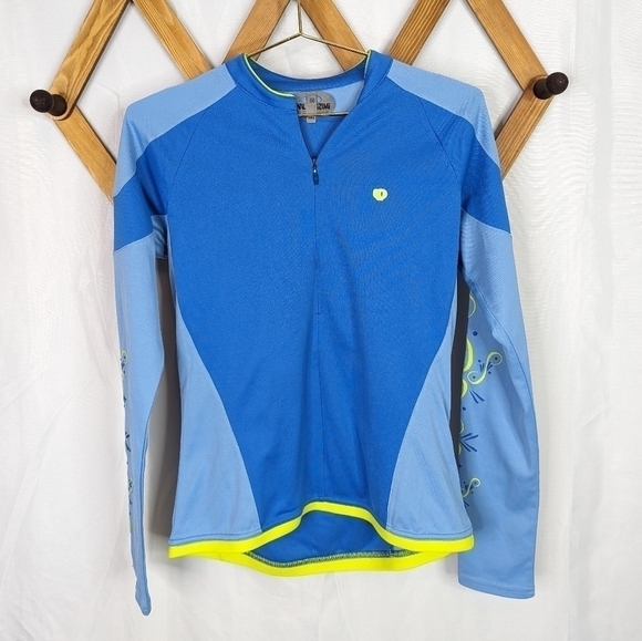 Pearl Izumi Triathlon Cycling Athletic Quarter Zip Pullover Sweatshirt Top - Picture 1 of 9